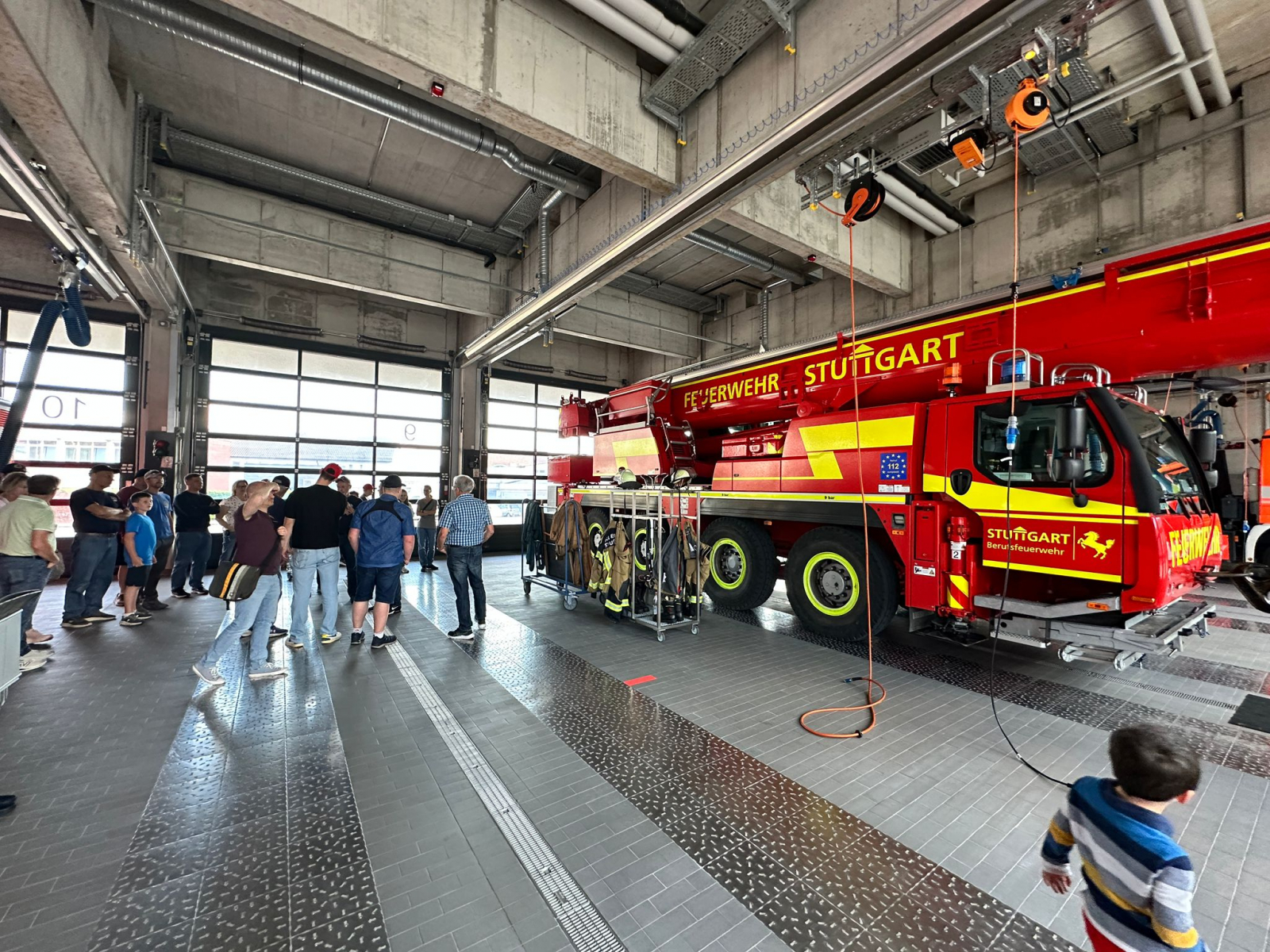 Besichtigung Feuerwache 5 in Stuttgart