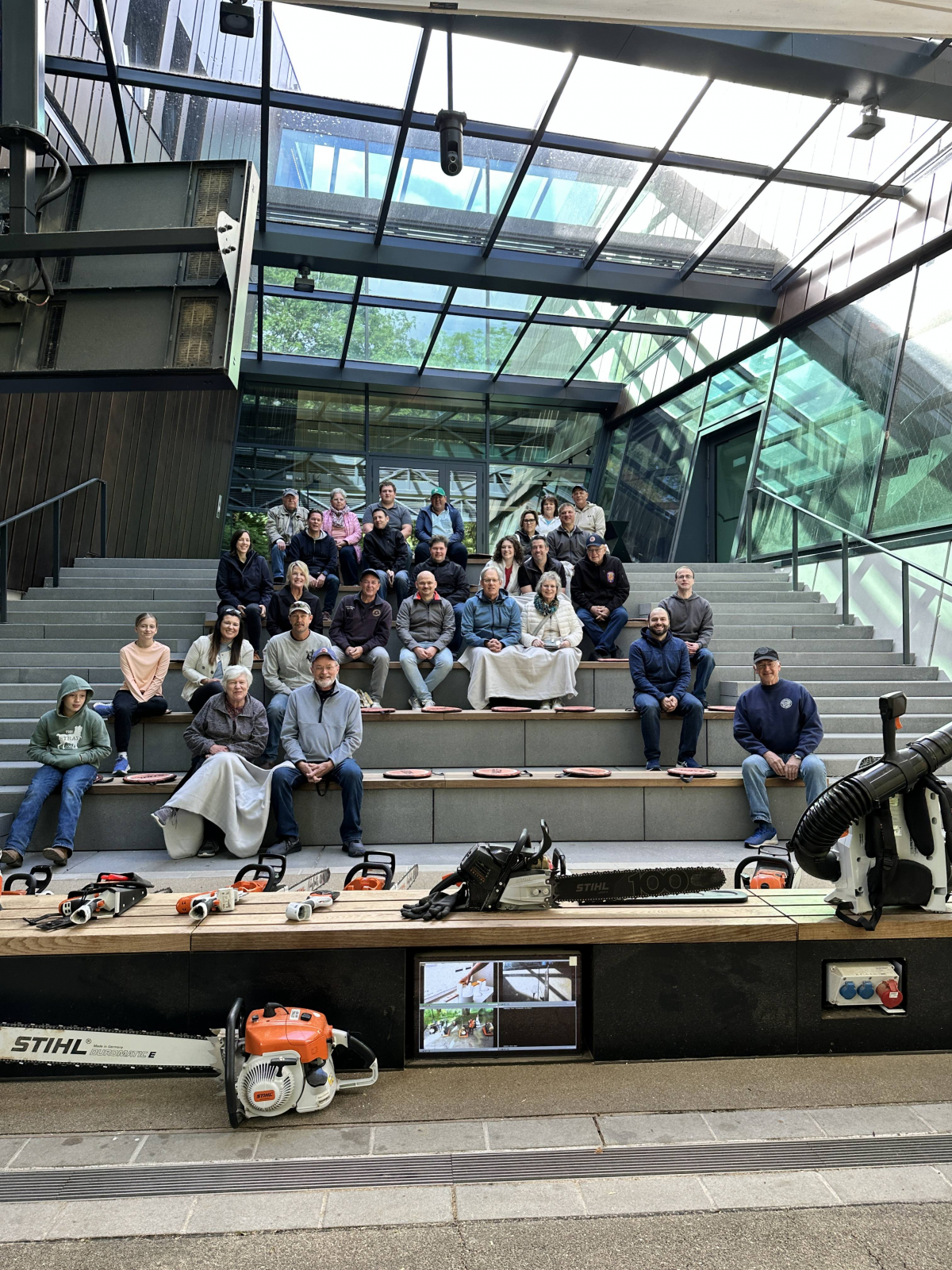 Produktvorführung bei STIHL